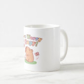 Mug Les mignons Capybara Et Papillons ne s'inquiètent (Devant droit)