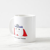 Mug Les mignons Dentistes sont des super héros personn (Devant gauche)