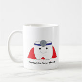 Mug Les mignons Dentistes sont des super héros personn (Gauche)