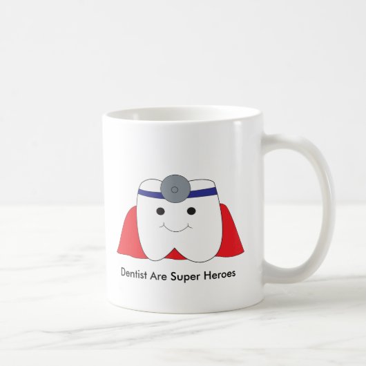 Mug Les mignons Dentistes sont des super héros personn (Droite)