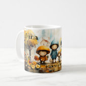 Mug Les mignons enfants rentrent dans la boue de l'éco (Devant gauche)