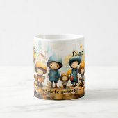 Mug Les mignons enfants rentrent dans la boue de l'éco (Centre)