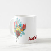 Mug Les mignons oiseaux du bon humour. (Devant gauche)