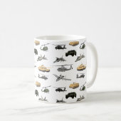 Mug Les militaires américains modèlent (Devant droit)