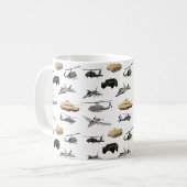 Mug Les militaires américains modèlent (Devant gauche)