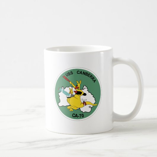 MUG LES MILITAIRES DE BATEAU D'USS CANBERRA CA-70 (Droite)