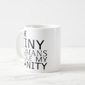 Mug Les minuscules humains m'ont volé mon sang (Devant gauche)