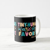 Mug Les Minuscules Humains Personnalisés Sont Mes Favo (Devant droit)