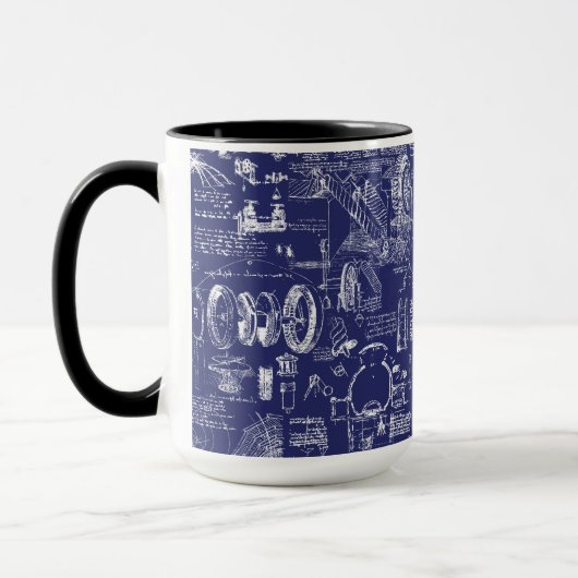 Mug Les modèles //de da Vinci (Gauche)
