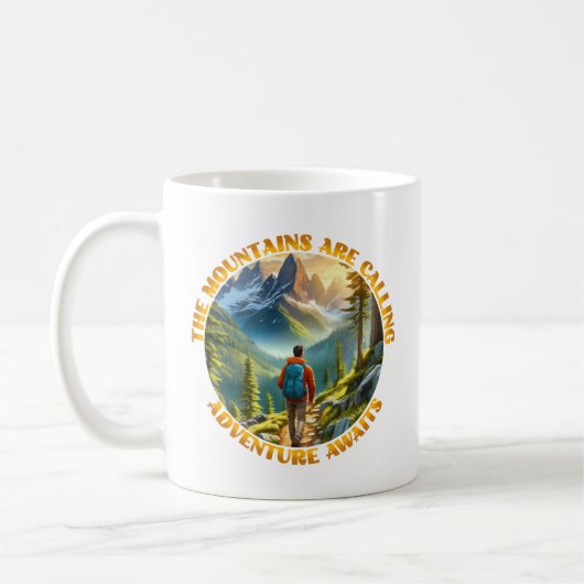 Mug Les montagnes appellent (Gauche)