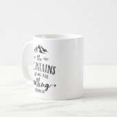 Mug Les montagnes appellent le caféier (Devant gauche)