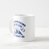 Mug Les montagnes m'appellent (Devant gauche)
