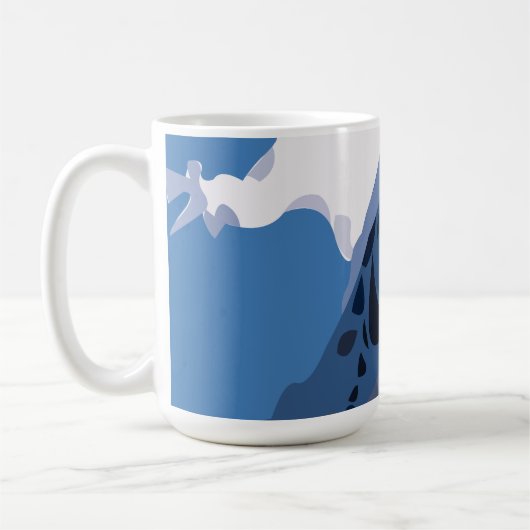 Mug Les montagnes Peaks Nature (Gauche)