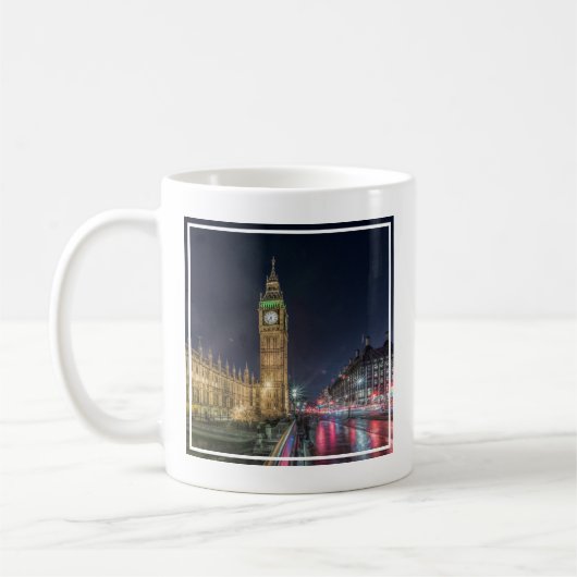 Mug Les monuments | Big Ben la nuit (Gauche)