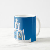 Mug Les monuments | Église grecque du dôme bleu (Devant droit)