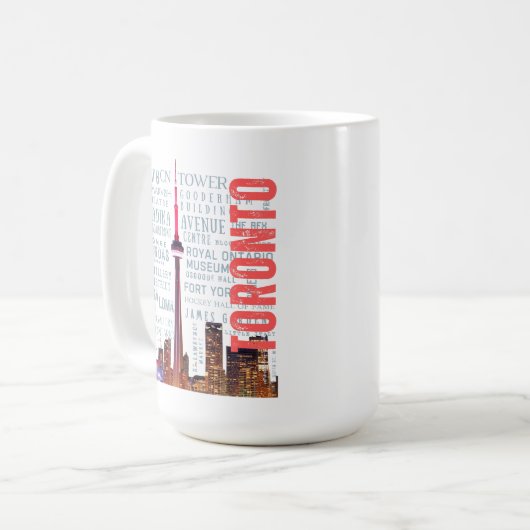 Mug Les monuments emblématiques de Toronto (Devant gauche)