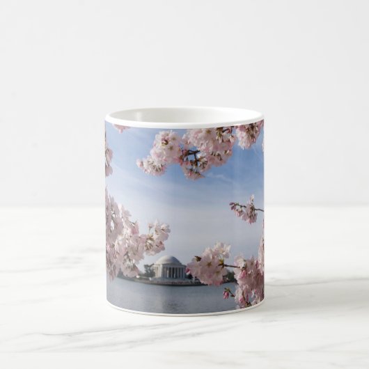 Mug Les monuments | Jefferson Memorial Cherry Blossoms (Centre)
