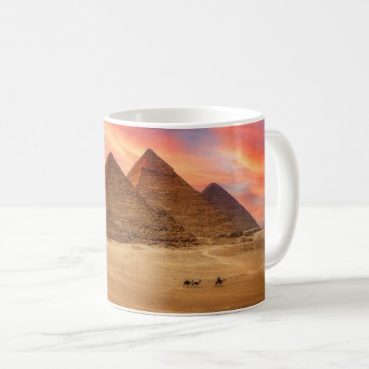 Mug Les monuments | Les grandes pyramides (Devant droit)