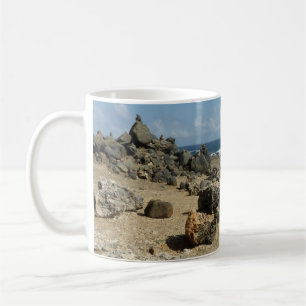 Mug Les monuments rocheux sur la côte d'Aruba