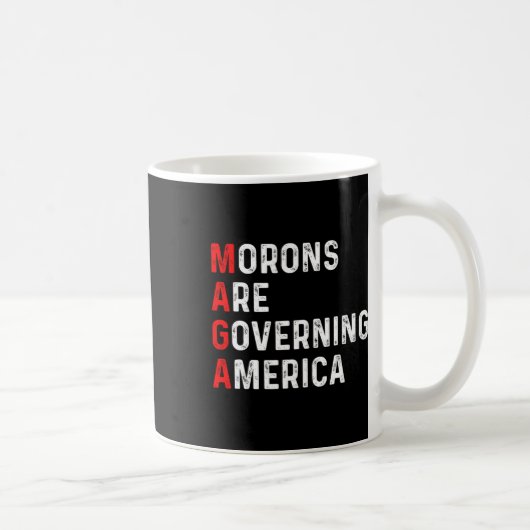 Mug Les Morons dirigent l'Amérique contre Trump (Droite)