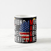 Mug Les Morons dirigent l'Amérique Trump drôle 2024 (Centre)