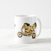Mug Les motards. Allez-y. (Devant droit)
