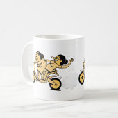 Mug Les motards. Allez-y. (Devant gauche)