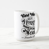 Mug Les mots comme le miel (Devant droit)