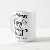 Mug Les mots comme le miel (Devant gauche)