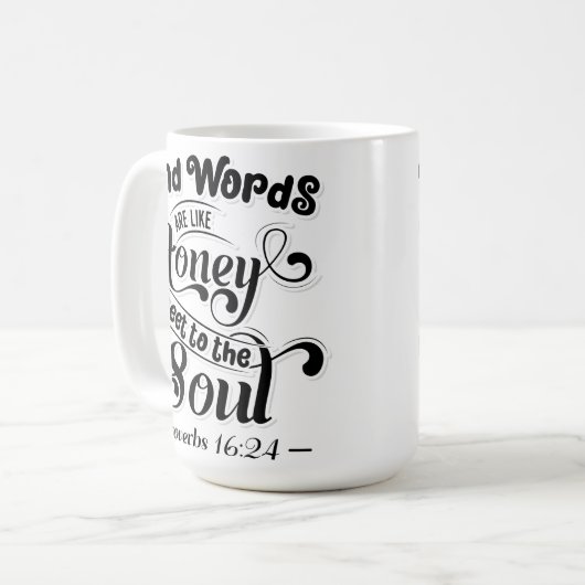 Mug Les mots comme le miel (Devant gauche)