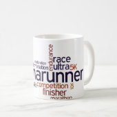 Mug Les mots du coureur (Devant droit)