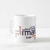Mug Les mots du coureur (Devant gauche)