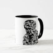 Mug Les mots incitent l'homme à attaquer 2 % pipe% (Devant droit)