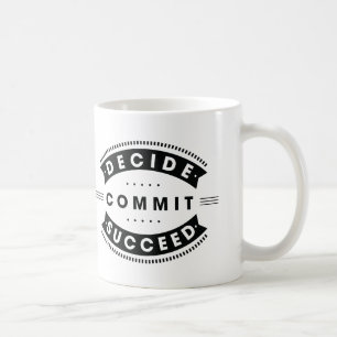 Mug Les mots inspirés décident commettent réussisse