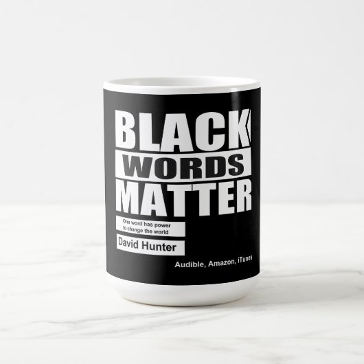Mug Les mots noirs américains comptent (Centre)