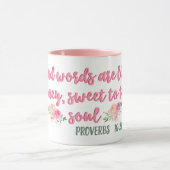 Mug Les Mots Semblables Sont Comme Le Proverbe Du Miel (Centre)