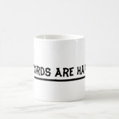 Mug Les mots sont durs (Centre)