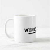 Mug Les mots sont durs (Gauche)