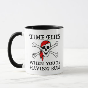 Mug Les mouches du temps quand vous avez du rhum