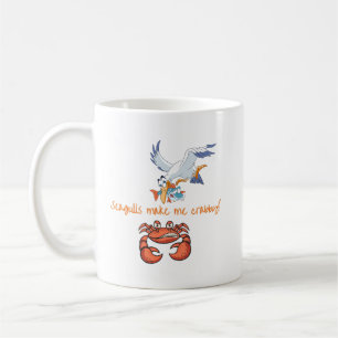 Mug Les mouettes me font de la boue de crabby