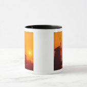 Mug Les moulins à vent au coucher du soleil, Schermerh (Centre)