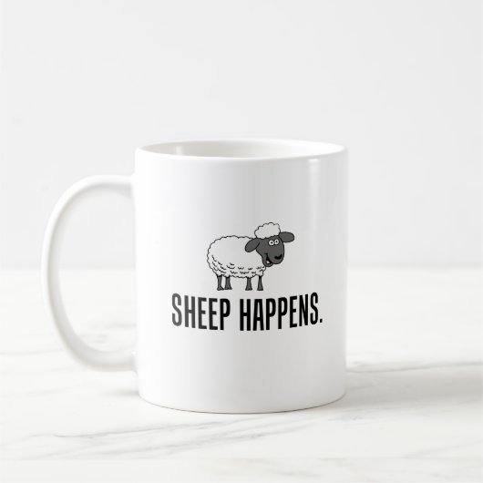 Mug Les moutons arrivent (Gauche)
