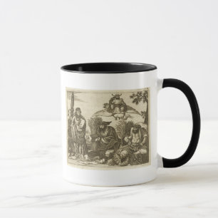 Mug Les négociants chinois consultant des diseurs de