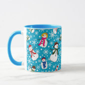 Mug Les neigeurs à motif casquette (Gauche)