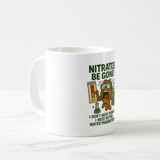 Mug Les Nitrates Sont Partis ! - Funny Water Paramariu (Devant gauche)