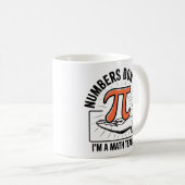 Mug Les nombres ne mentent pas – Prof de maths drôle (Devant droit)
