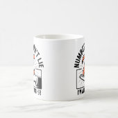 Mug Les nombres ne mentent pas – Prof de maths drôle (Centre)
