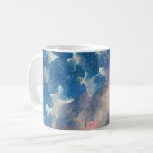 Mug Les nuages du drapeau américain Juillet 4 Jour com (Devant gauche)