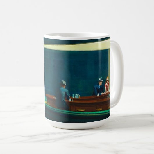 Mug Les nuits Edward Hopper (Devant droit)