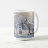 Mug "Les obligations décongelées : le renard arctique (Devant droit)